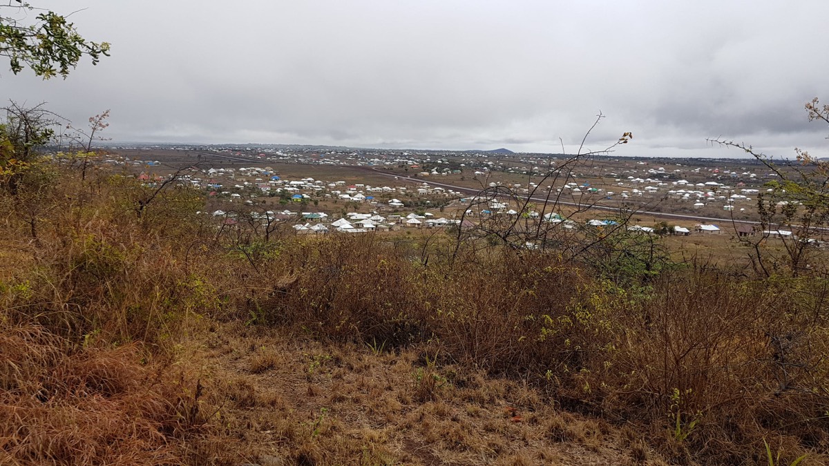 View toward the East African Road