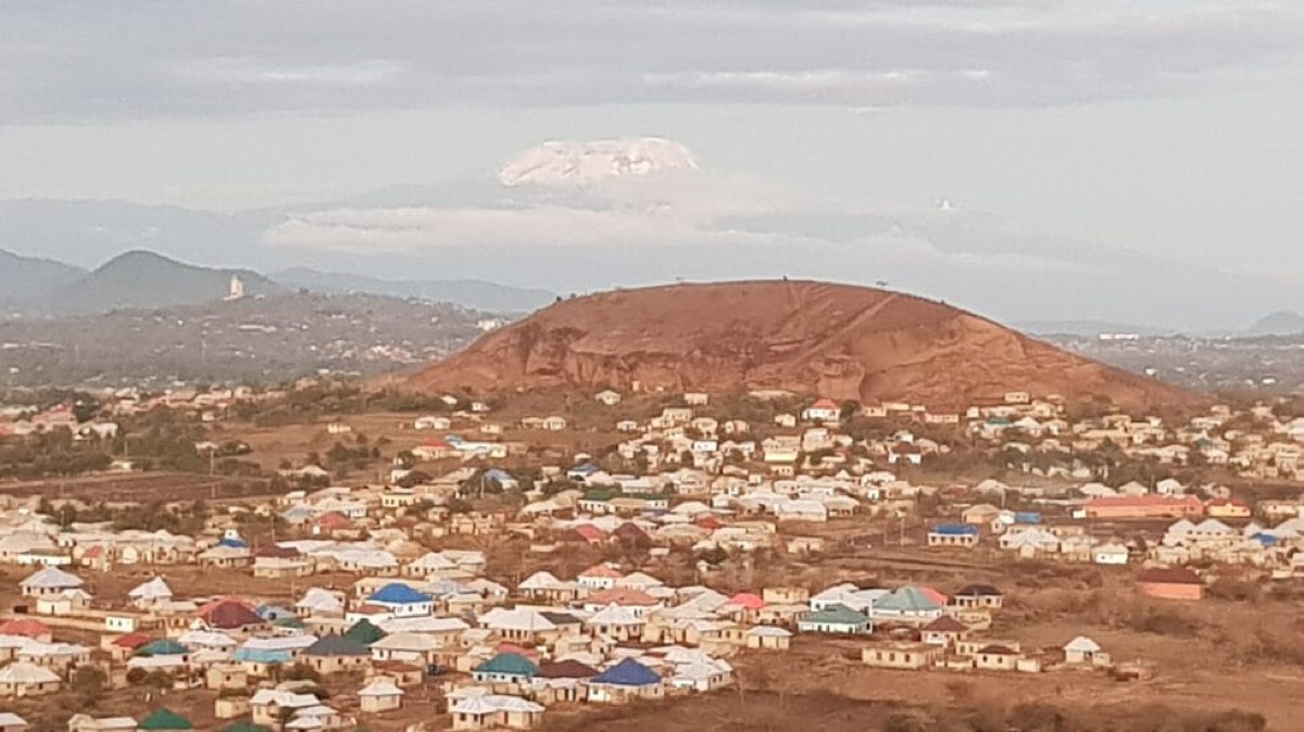 Kilimanjaro in the distance
